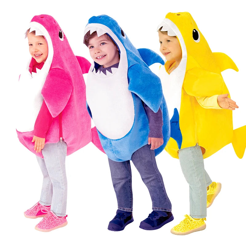 Fantasia Tubarão, Fantasia Infantil, Fantasia para Festa, Fantasia Unissex, Fantasia de Tubarão, Fantasia para Menino e Menina, Fantasia de Halloween, Fantasia de Carnaval, Fantasia Divertida, Fantasia para Aniversário