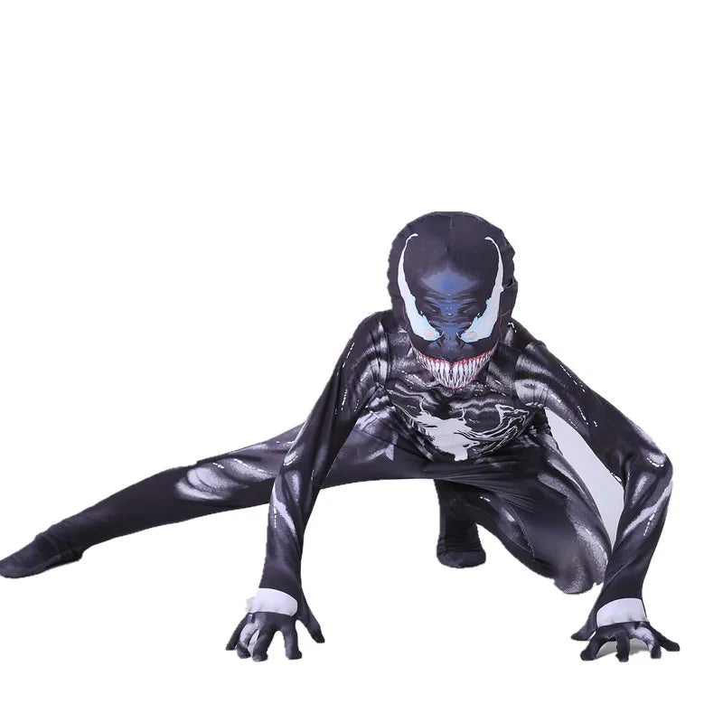 Fantasia Venom, Fantasia Super-herói, Fantasia para Festa, Fantasia Halloween, Fantasia para Adultos e Crianças, Fantasia de Filme, Fantasia de Super-herói, Fantasia Unissex, Fantasia Temática, Fantasia de Ação