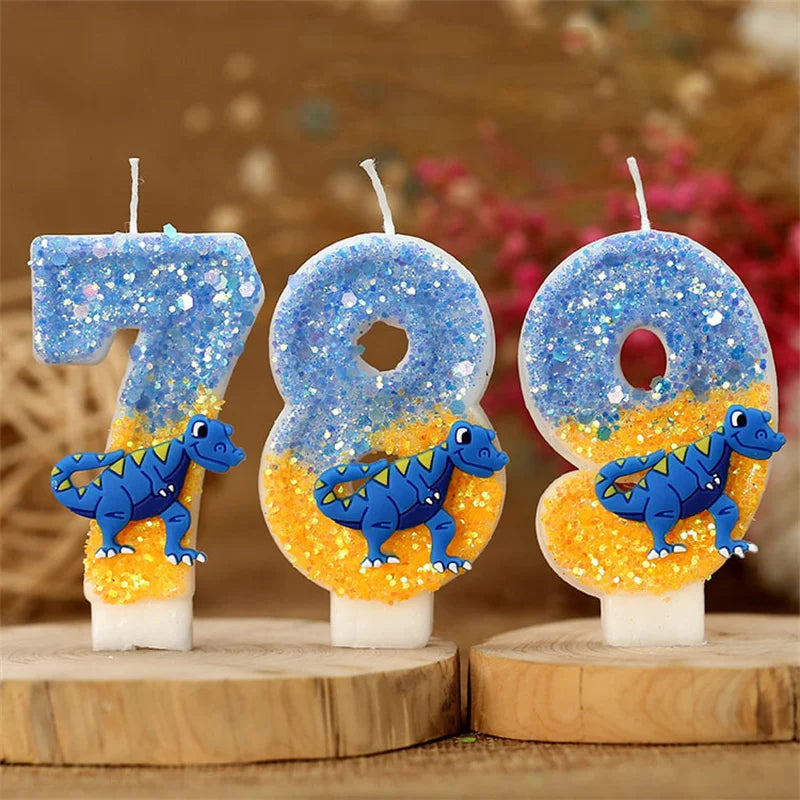 Vela de Aniversário Infantil Dino