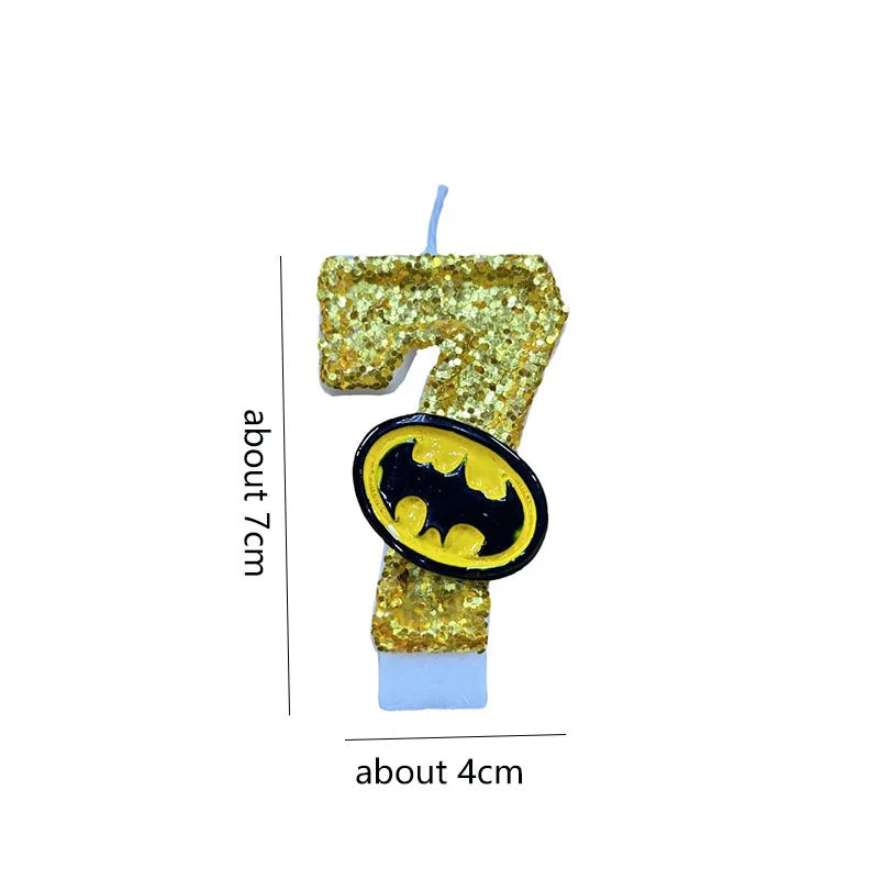 Vela de Aniversário Batman - Vela Personalizada