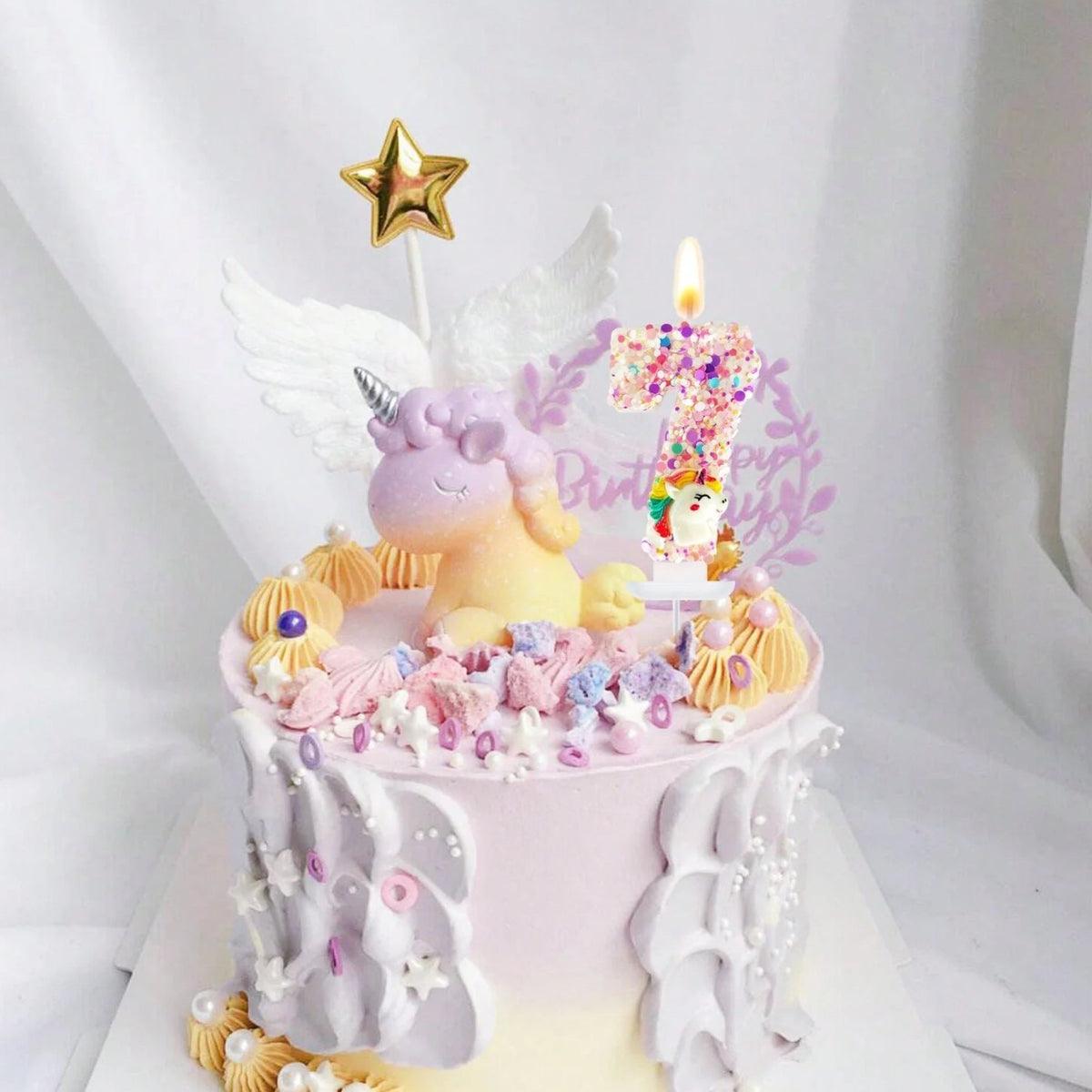 Vela de Aniversário Infantil Personalizada Poney