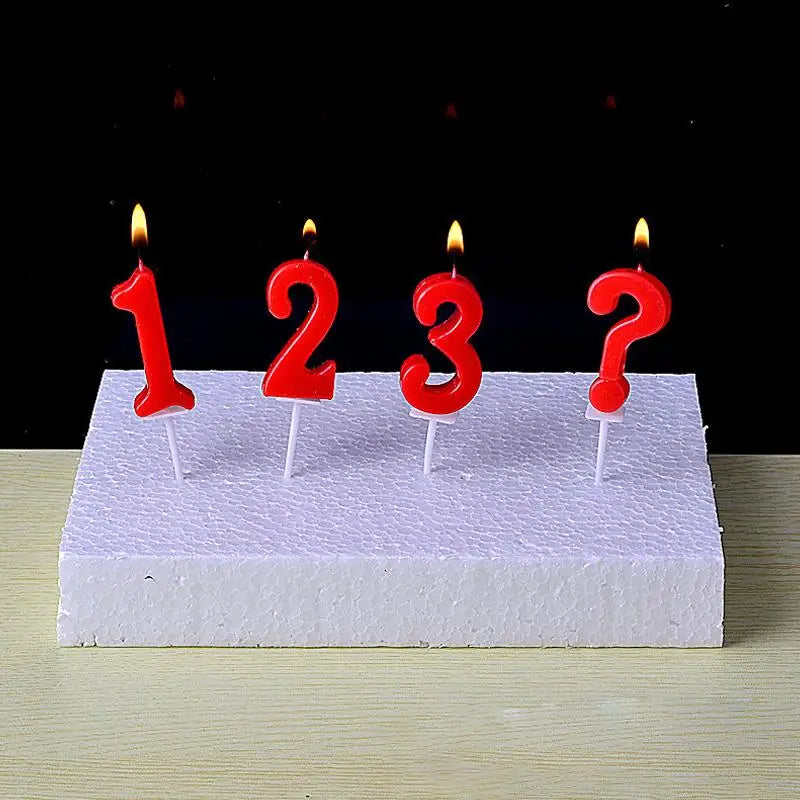 Vela de Aniversário Infantil Personalizada Vermelha