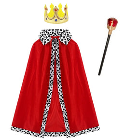 Fantasia de Rei, Fantasia de Príncipe, Fantasia Infantil, Fantasia de Realeza, Fantasia para Festa, Fantasia Unissex, Fantasia com Capa, Fantasia de Monarca, Fantasia de Rei Infantil, Fantasia para Aniversário Infantil