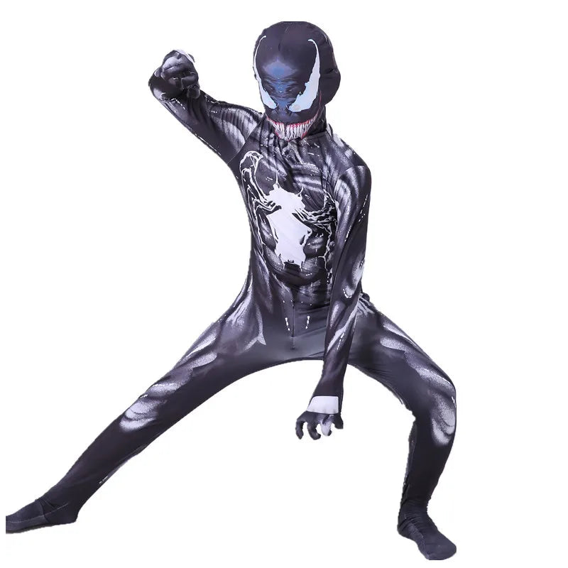 Fantasia Venom, Fantasia Super-herói, Fantasia para Festa, Fantasia Halloween, Fantasia para Adultos e Crianças, Fantasia de Filme, Fantasia de Super-herói, Fantasia Unissex, Fantasia Temática, Fantasia de Ação
