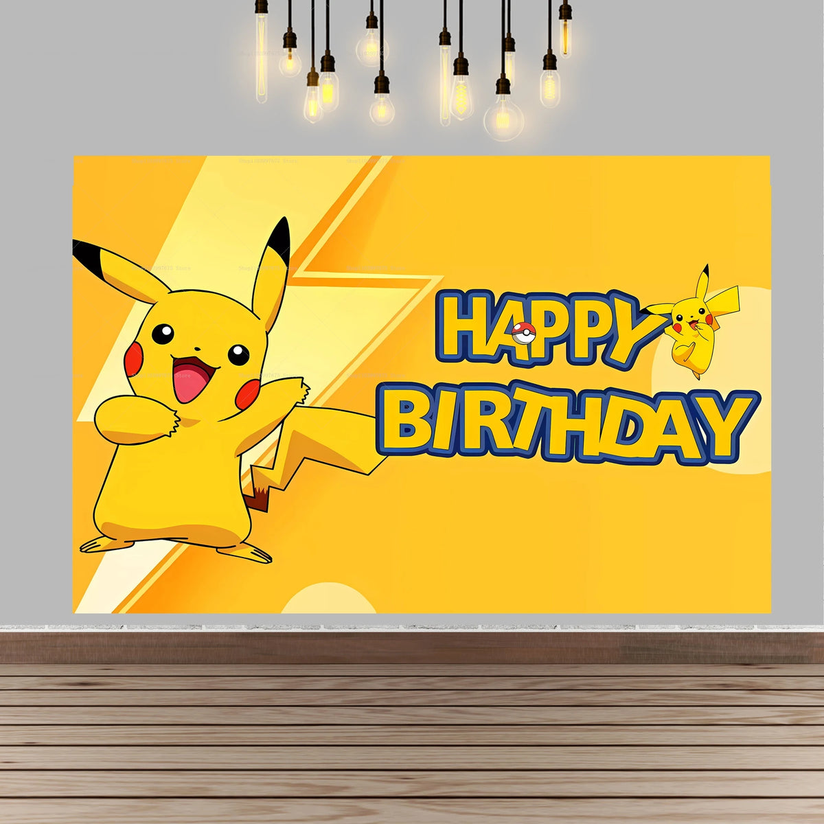 Painel de Aniversário Personalizado Pokemon