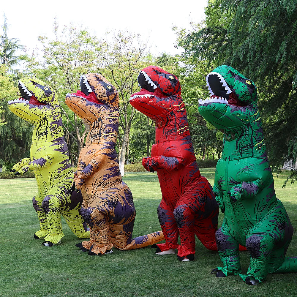 Fantasia T-Rex, Fantasia Inflável, Fantasia Infantil, Fantasia para Festa, Fantasia de Dinossauro, Fantasia Divertida, Fantasia para Adultos e Crianças, Fantasia para Foto de Festa, Fantasia de Dinossauro Inflável, Fantasia para Aniversário Infantil